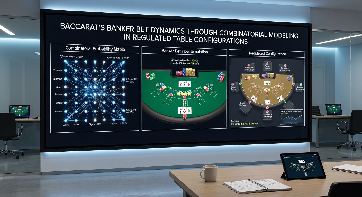 Regulierte Baccarat-Tischkonfiguration mit acht Decks und Cut-Card in einem lizenzierten Casino